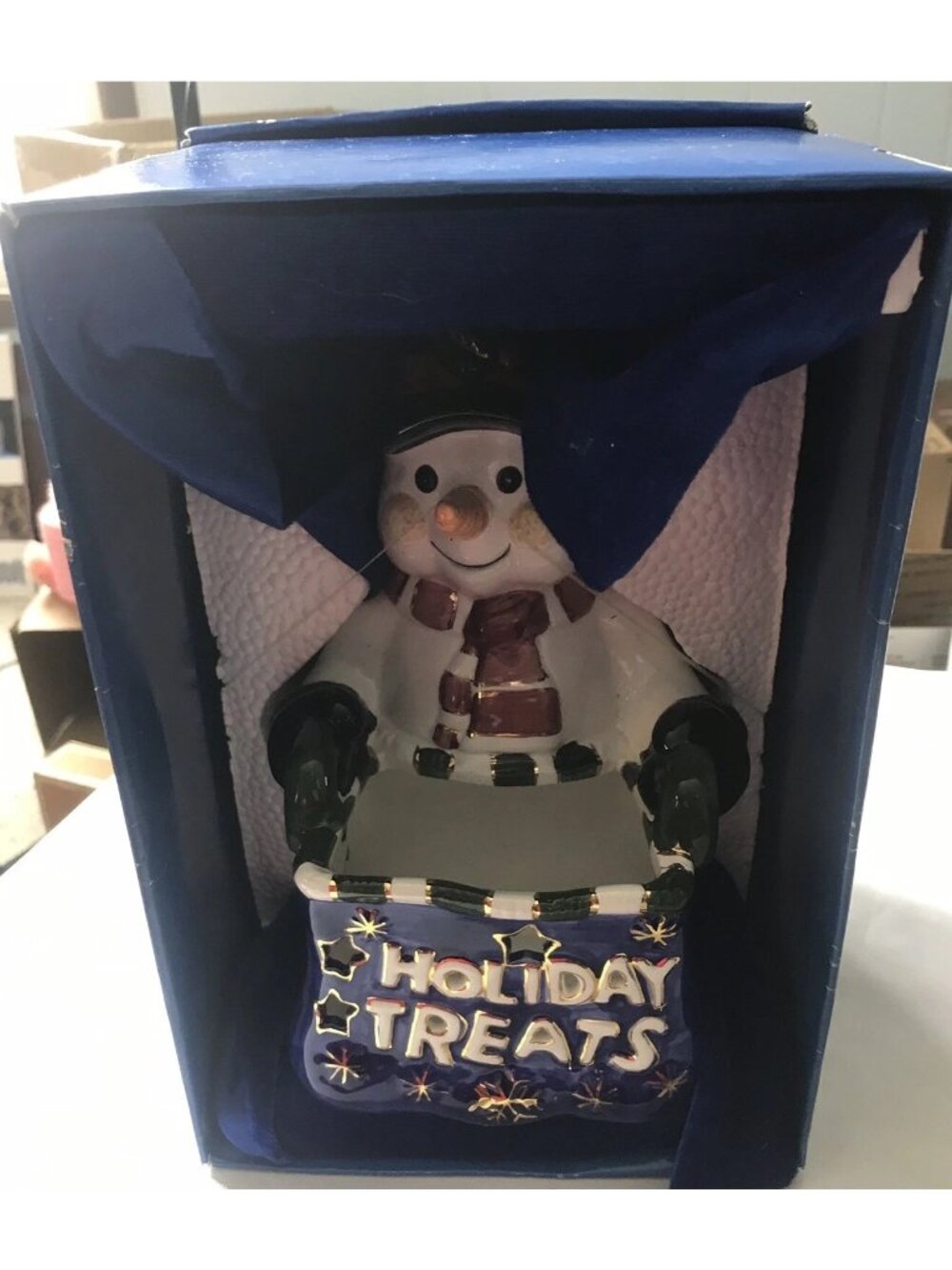 Snowman Holiday Treats New In Box